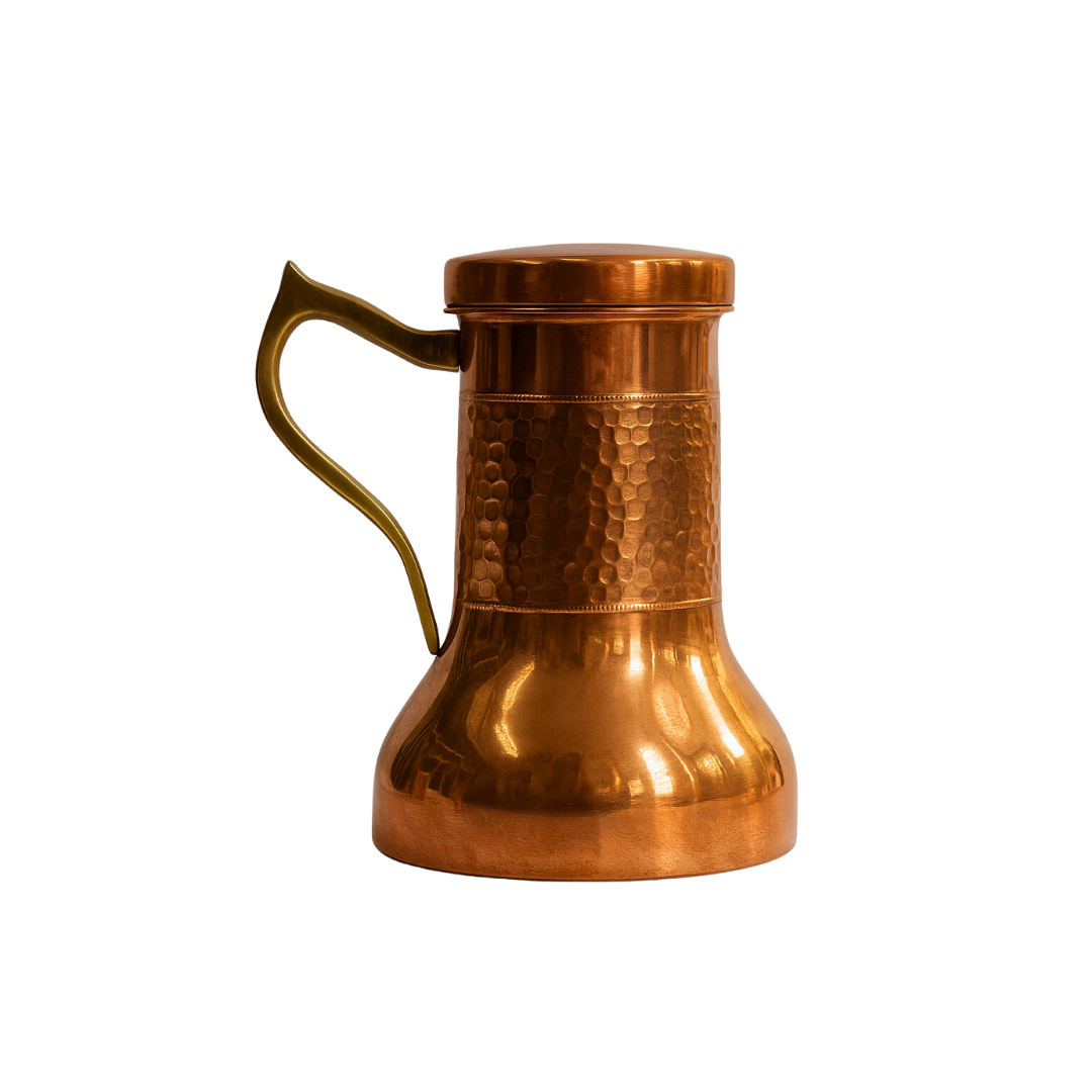 TATVA Handled Copper Bottle – Model #H012 (950 ml)