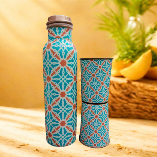 Tanmaya Copper Gift Set – Model #C012 (950 ml)