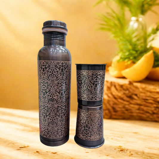 Tanmaya Copper Gift Set – Model #C006 (950 ml)