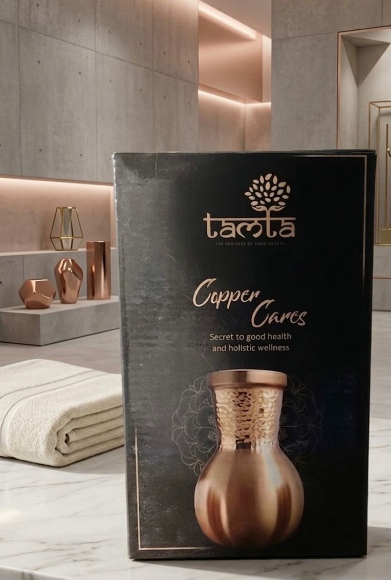 Copper Bottle - 950 ml - विरासत