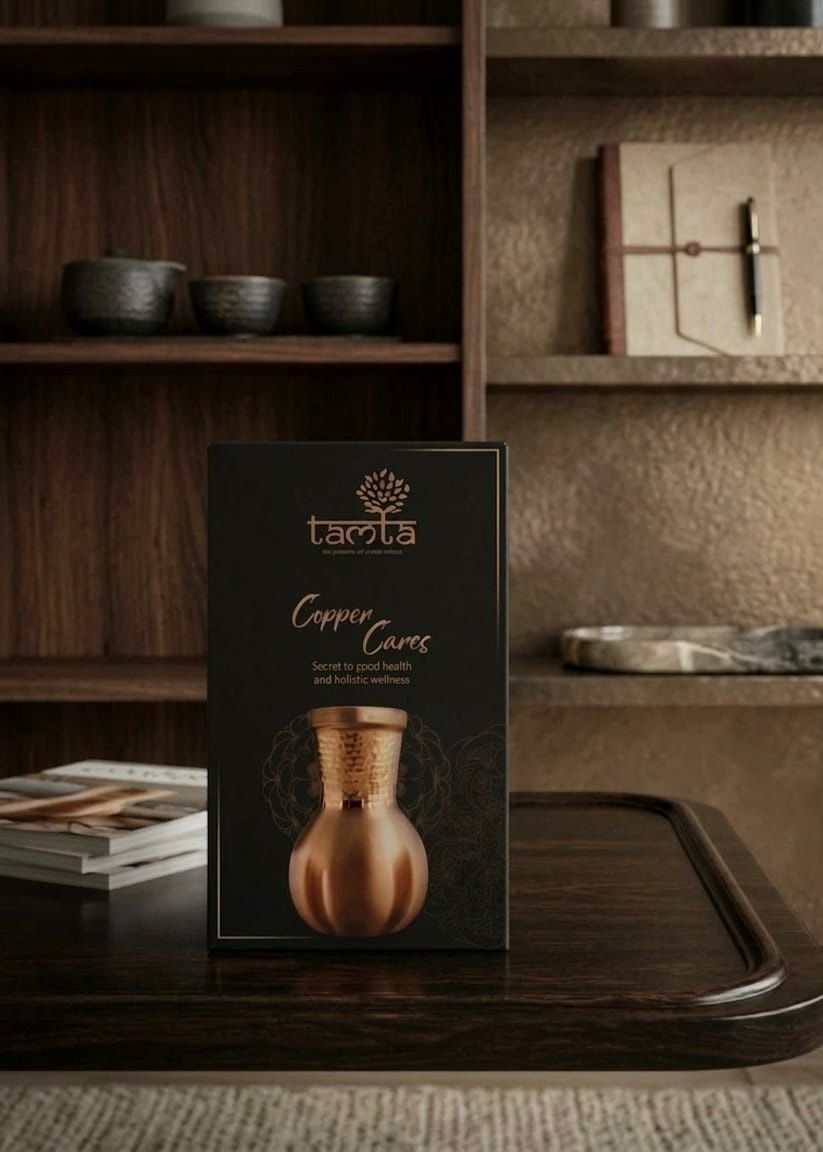TIVRA T013 Silk Copper Bottle – 950 ml ताम्र