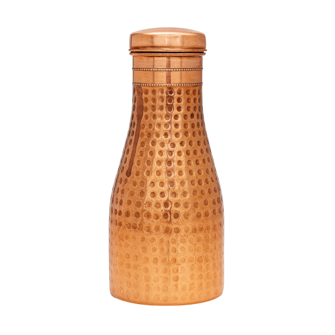 TATVA Full-Hammered Copper Bottle – Model #H008 (950 ml)