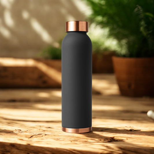 TIVRA Classic Matte Copper Bottle – Grey