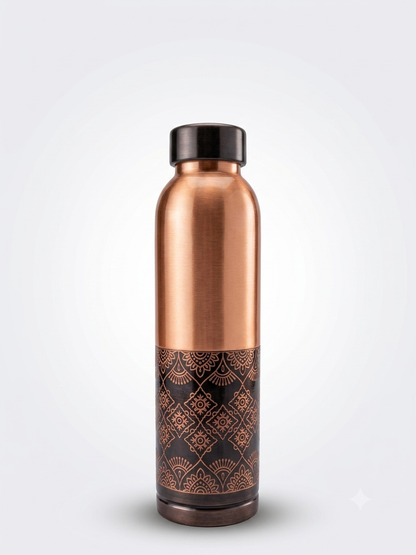 Premium Copper Bottle – 1000 ml A011 - शुद्ध
