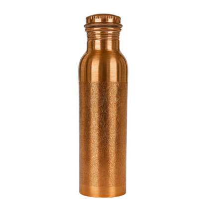 ETCHING Heritage Copper Bottle – Classic Matte Design