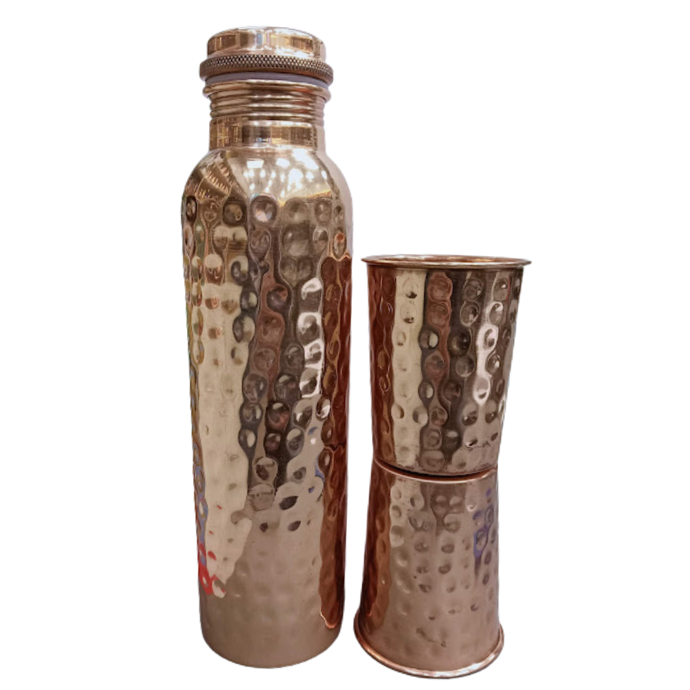 Tanmaya Copper Gift Set – Model #C003 (950 ml)