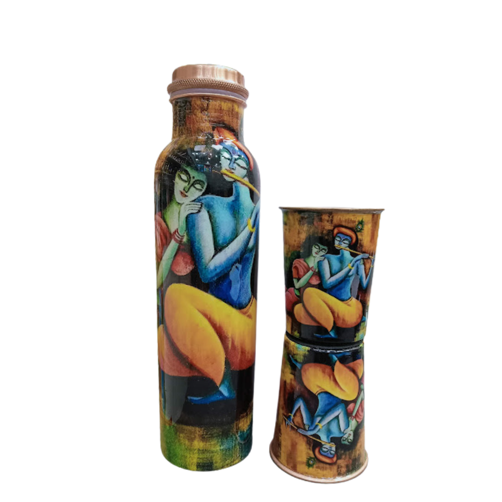 Tanmaya Copper Gift Set – Model #C013 (950 ml)