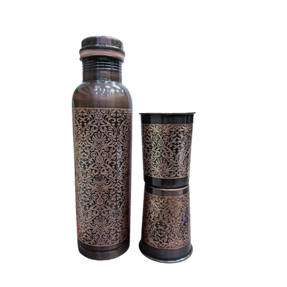 Tanmaya Copper Gift Set – Model #C006 (950 ml)