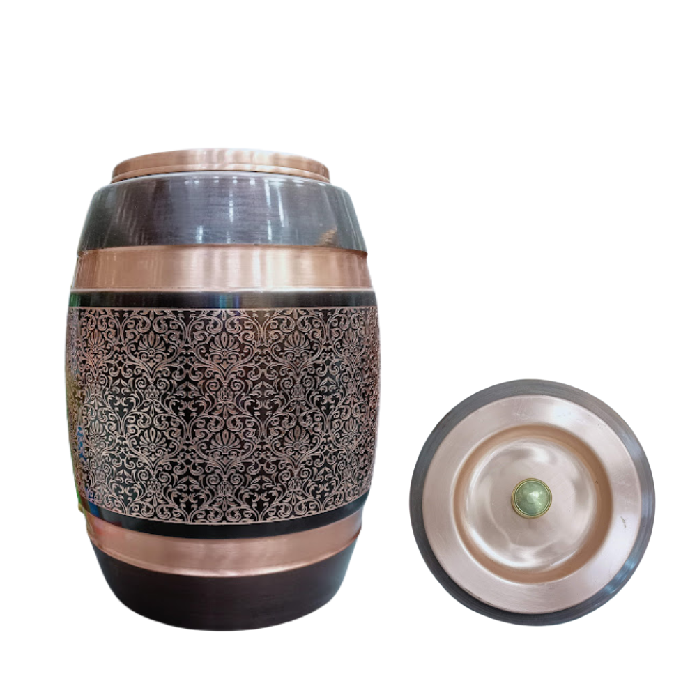 Etching Heritage Copper Water Dispenser – Model #E010 (8 Litres)