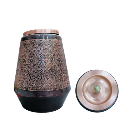 Etching Heritage Copper Water Dispenser – Model #E011 (8 Litres)