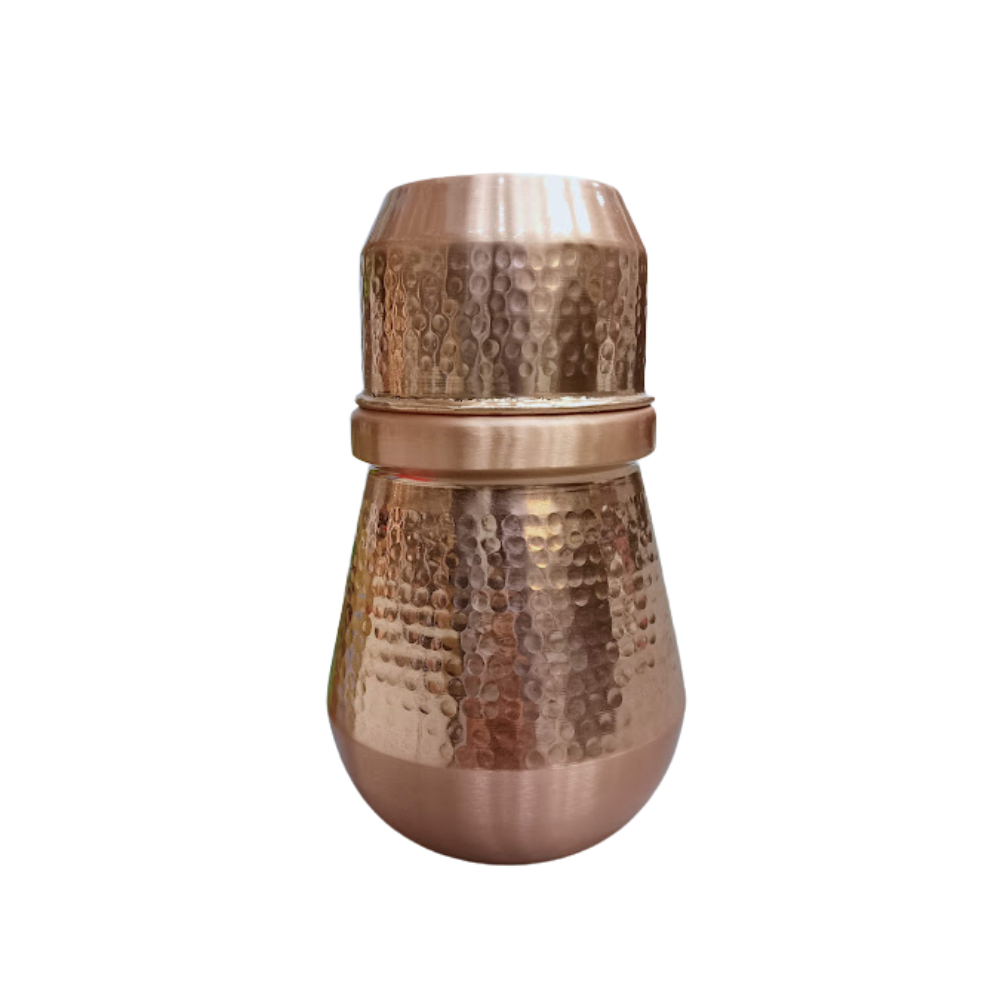 TATVA Hammered Copper Bottle – Model #H011 (950 ml)