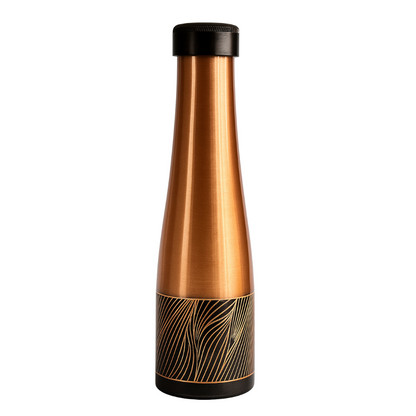 TURA Earth Vein Copper Bottle – Elegant Gloss Edition