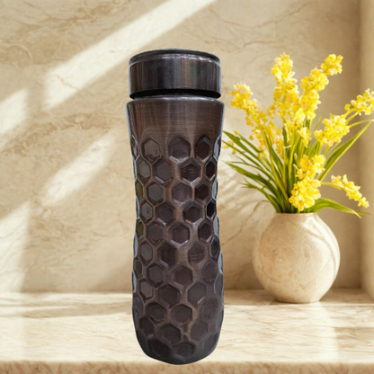 ETCHING Textured Copper Bottle – Model #E008 (950 ml)