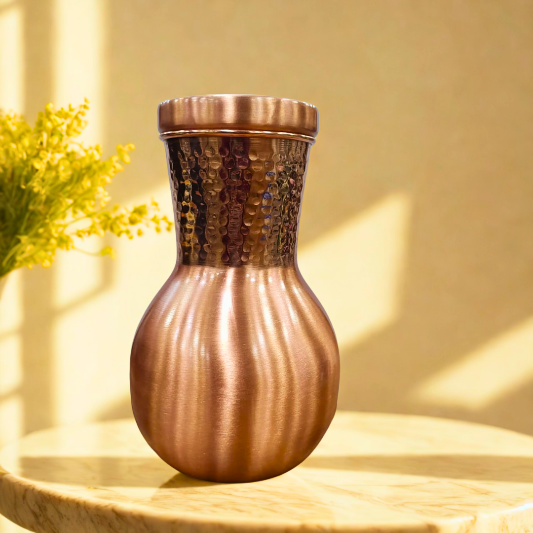 TATVA Copper Pot – Model #H013 (950 ml, Matte Finish)