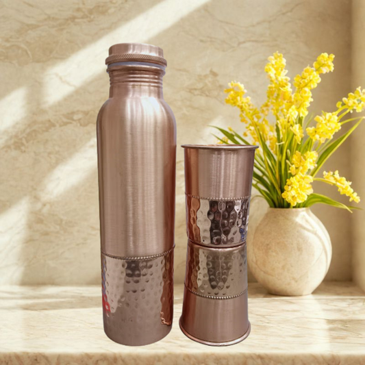 Tanmaya Copper Gift Set – Model #C004 (950 ml)