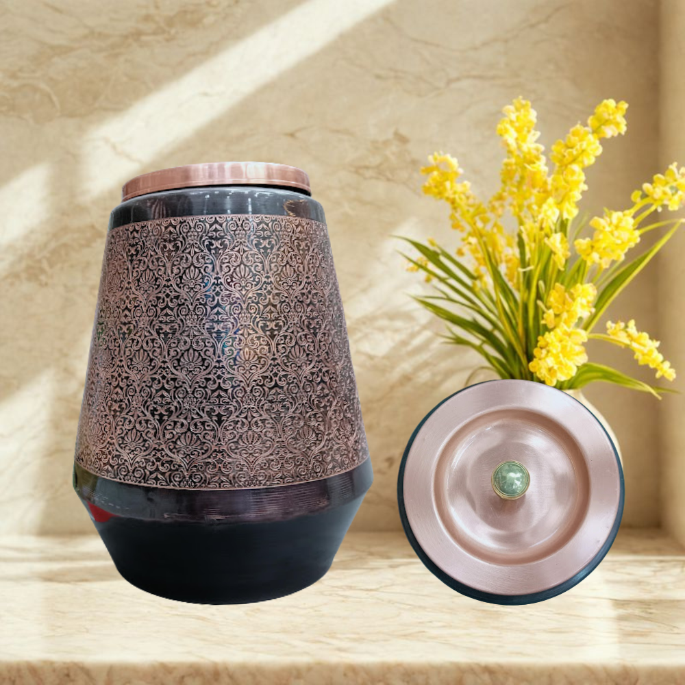 Etching Heritage Copper Water Dispenser – Model #E011 (8 Litres)