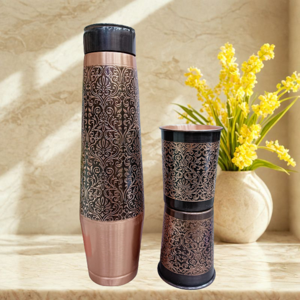 Tanmaya Copper Set – Model #C007 (950 ml)