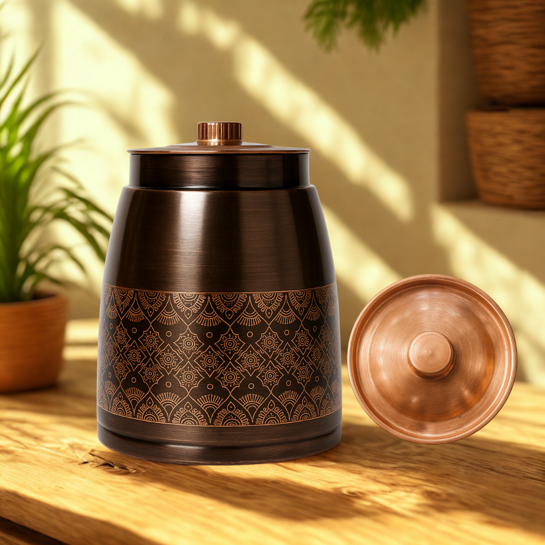 ETCHING Heritage Copper Bottle – Model #E009 (8000 ml)