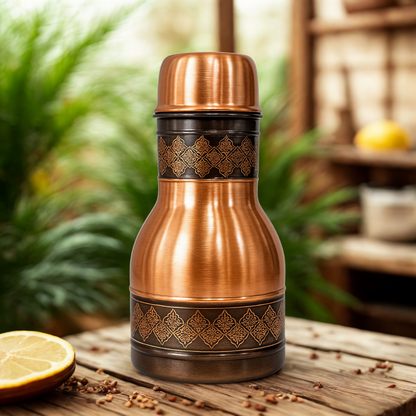TAVYA Premium Copper Bottle – Model #A010 (500 ml)