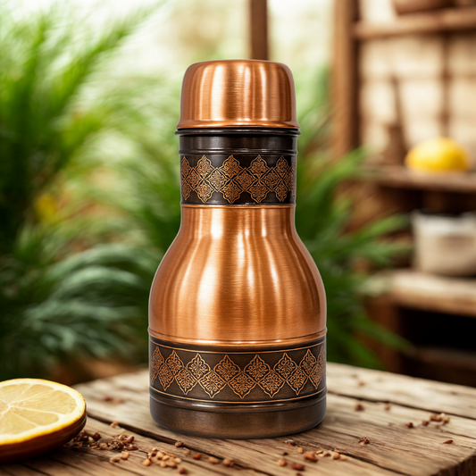 TAVYA Premium Copper Bottle – Model #A010 (500 ml)