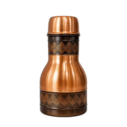 TAVYA Premium Copper Bottle – Model #A010 (500 ml)