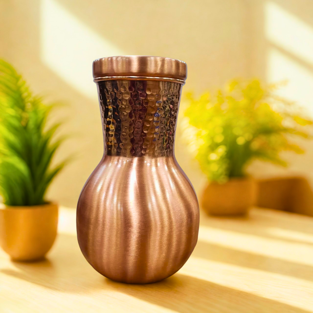 TATVA Copper Pot – Model #H013 (950 ml, Matte Finish)