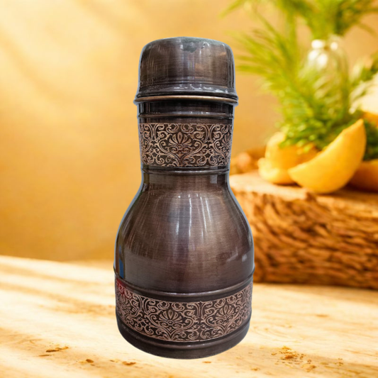 SURAI Heritage Copper Bottle – Model #S008 (950 ml, Matte Finish)