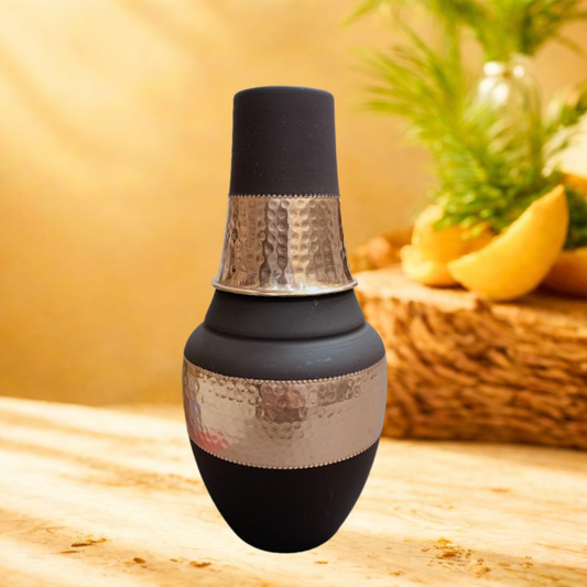 SURAI Designer Copper Bottle – Model #S011(Brown) (400 ml)