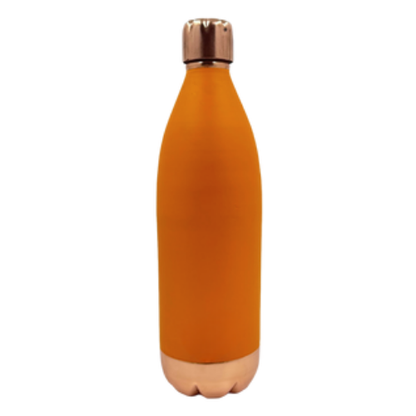 TIVRA Sleek Copper Bottle – Orange Matte