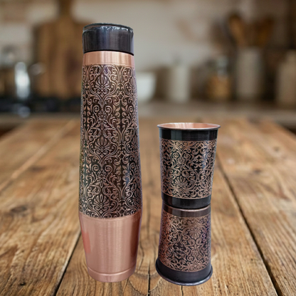 Tanmaya Copper Set – Model #C007 (950 ml)