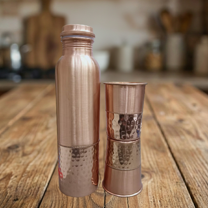 Tanmaya Copper Gift Set – Model #C004 (950 ml)