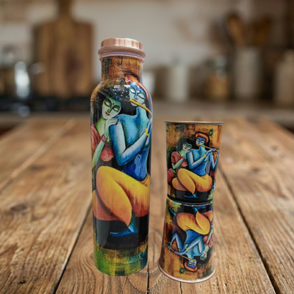 Tanmaya Copper Gift Set – Model #C013 (950 ml)