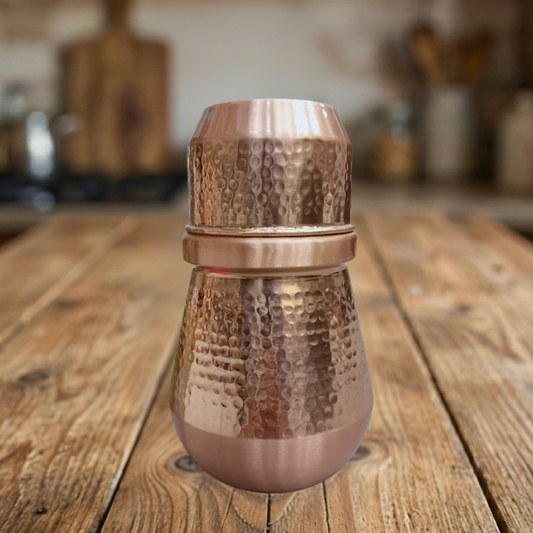 TATVA Hammered Copper Bottle – Model #H011 (950 ml)
