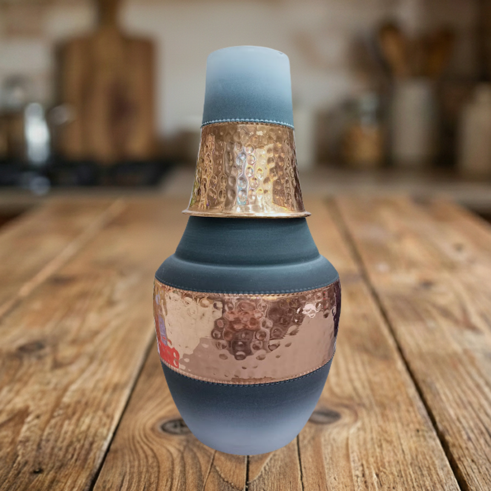 SURAI Designer Copper Bottle – Model #S011 (400 ml)