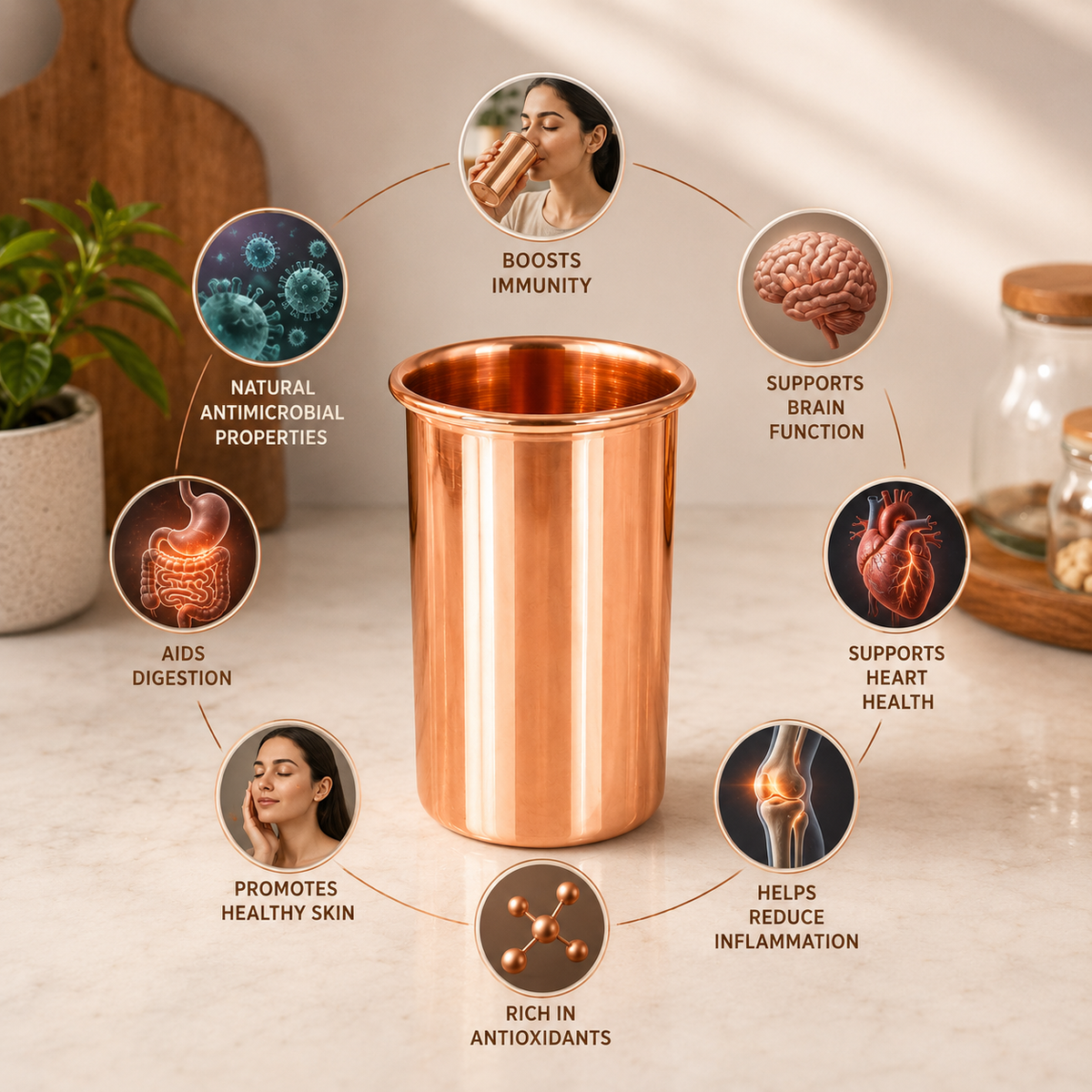 Tamtaware TAVYA Pure Copper Glass #G001