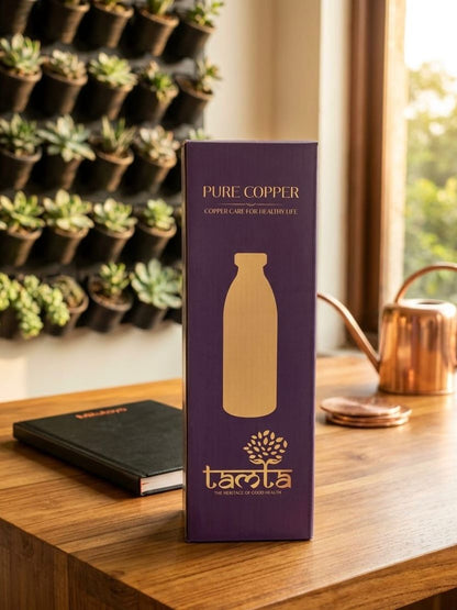 ETCHING Heritage Copper Bottle – Royal Matte Etch Edition 950 ml E005 - स्वास्थ्य