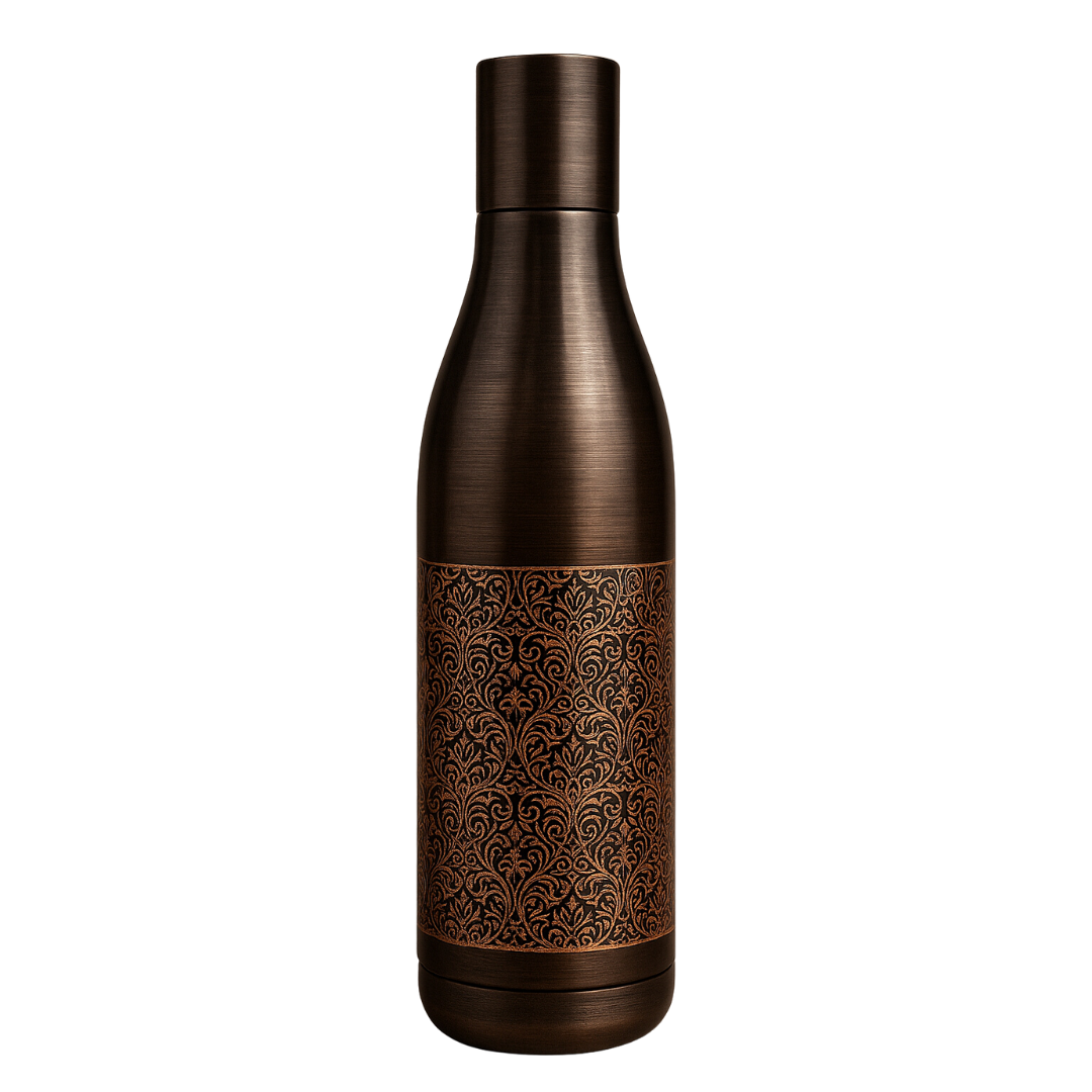 ETCHING Heritage Copper Bottle – Premium Glossy Etch Edition