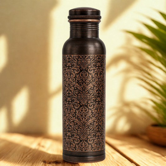 ETCHING Heritage Copper Bottle – Royal Matte Etch Edition