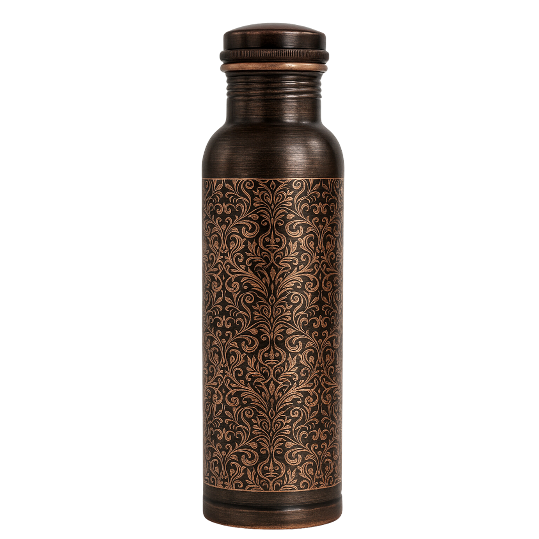 ETCHING Heritage Copper Bottle – Royal Matte Etch Edition