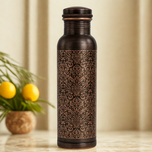 ETCHING Heritage Copper Bottle – Royal Matte Etch Edition