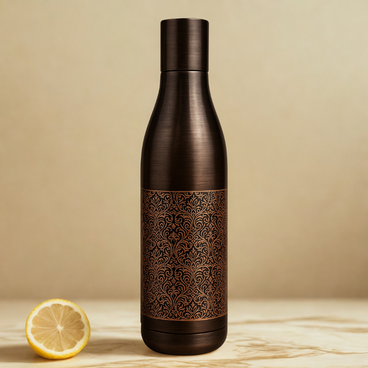 ETCHING Heritage Copper Bottle – Premium Glossy Etch Edition