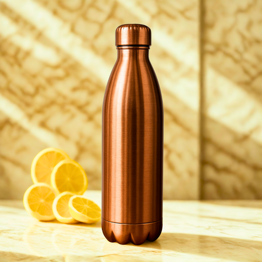 TAMRA Curved Copper Bottle – Glossy Finish