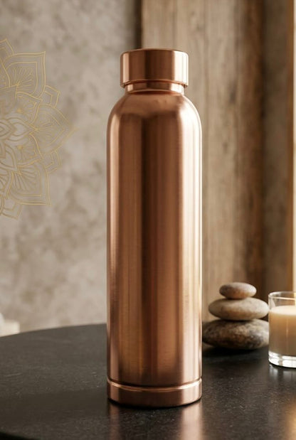 Pure Copper Water Bottle Tamra P006 Matte Finish 950 ml आरोग्य