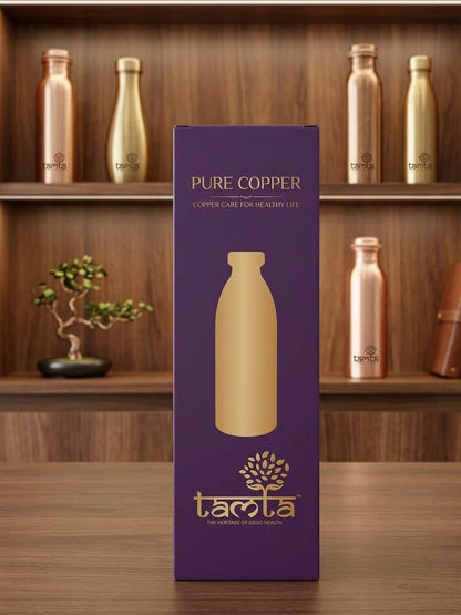 Pure Copper Water Bottle Tamra P006 Matte Finish 950 ml आरोग्य