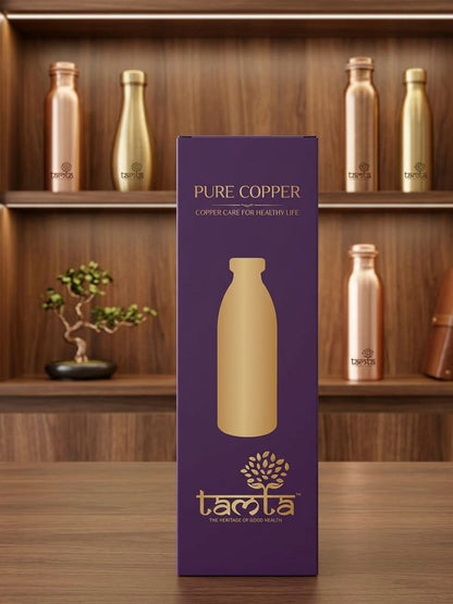 Pure Copper Water Bottle Tamra P007 Matte Finish 500 ml तांबा