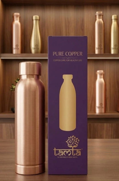 Pure Copper Water Bottle Tamra P007 Matte Finish 500 ml तांबा