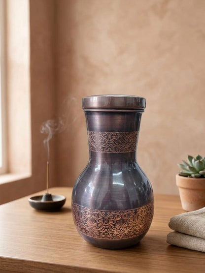 SURAI Designer Copper Bottle 950 ml S006- संस्कार