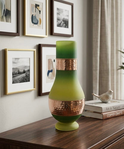 SURAI Designer Copper Bottle  400 ml S010- अमृत