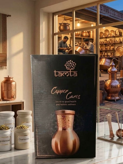 SURAI Designer Copper Bottle 400 ml S011 - शुद्ध