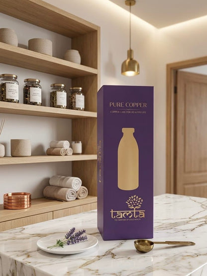 TIVRA T009 Classic Matte Copper Bottle – 950 ml शुद्ध